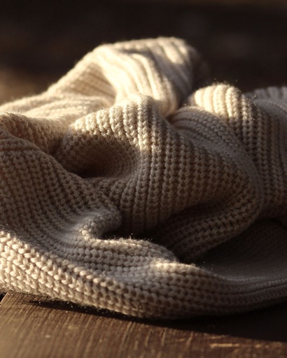 Cream Chunky Knit Sweater